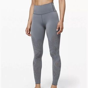 Lululemon Reveal Zen Expression 25” Leggings sz 8